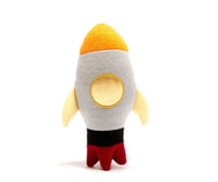 Best Years Knitted Space Rocket Plush Toy - Guzzgoggs