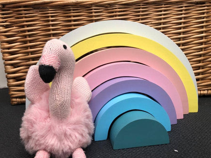 Best Years Ltd - Wood Rainbow Toy in pastel colors, Fair trade & Handmade - Guzzgoggs