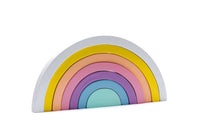 Best Years Ltd - Wood Rainbow Toy in pastel colors, Fair trade & Handmade - Guzzgoggs