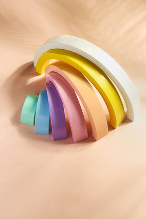 Best Years Ltd - Wood Rainbow Toy in pastel colors, Fair trade & Handmade - Guzzgoggs