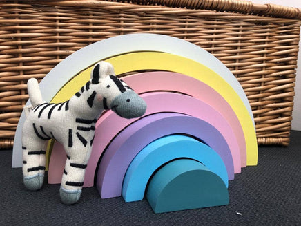 Best Years Ltd - Wood Rainbow Toy in pastel colors, Fair trade & Handmade - Guzzgoggs