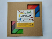 Best Years Square Wooden Rainbow Puzzle Toy, Fair Trade and Handmade - Guzzgoggs