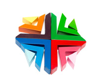 Best Years Square Wooden Rainbow Puzzle Toy, Fair Trade and Handmade - Guzzgoggs