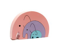 Best Years Wooden Elephant Toy Pastel, Fair Trade Handmade - Guzzgoggs