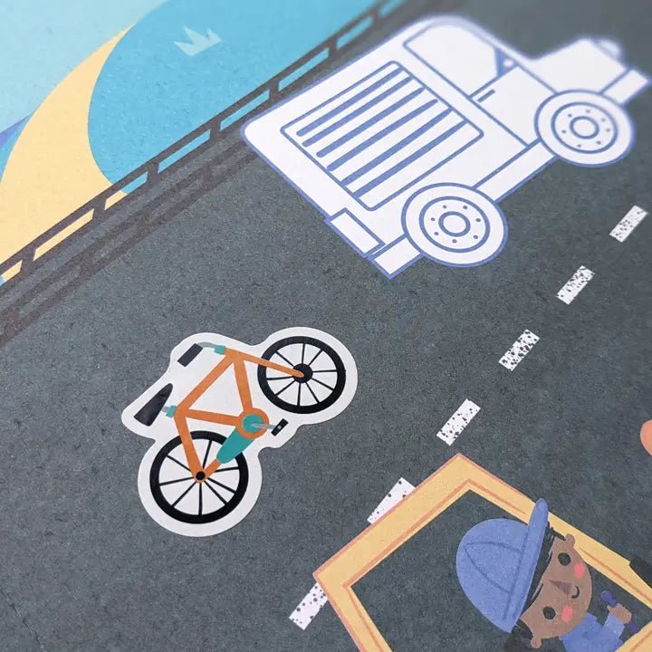 Big Sticker Book - Vehicles - Guzzgoggs