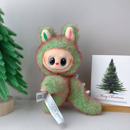 Black Labubu Inspired Plush Green - Guzzgoggs
