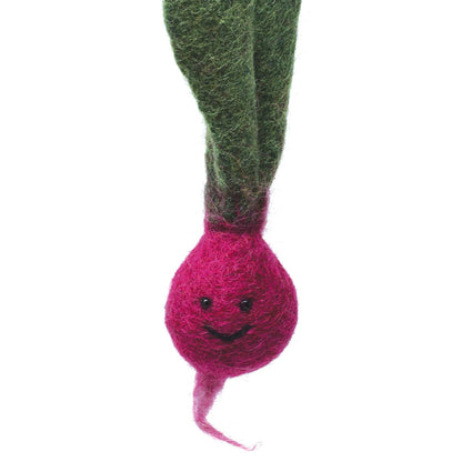 Black Yak - Felt Keychain - Beetroot Felt Keyring - Guzzgoggs