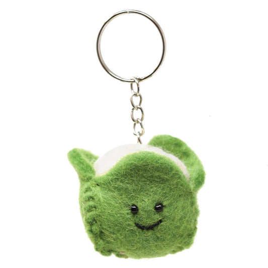 Black Yak - Felt Keychain - Cauliflower Felt Keyring - Guzzgoggs