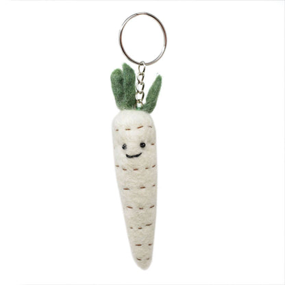 Black Yak - Felt Keychain - Parsnip Felt Keyring - Guzzgoggs