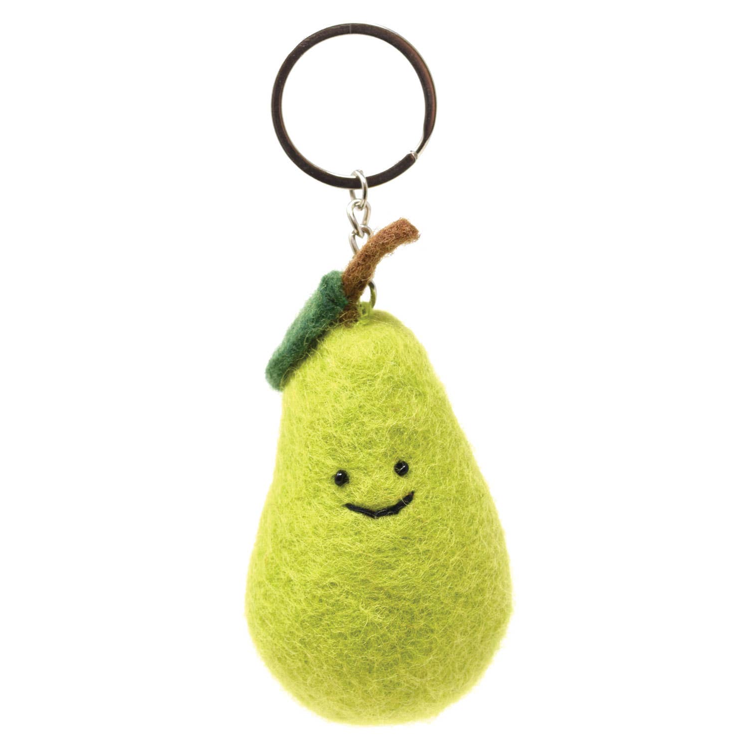 Black Yak - Felt Keychain - Pear Felt Keyring - Guzzgoggs