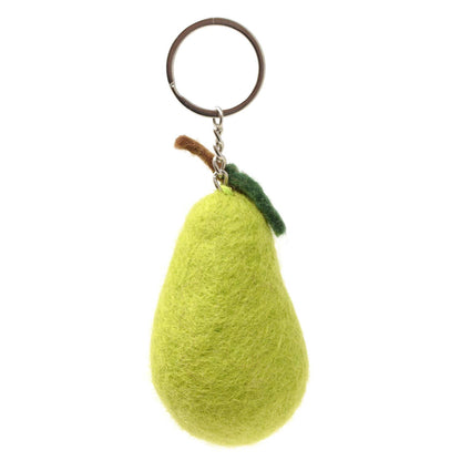 Black Yak - Felt Keychain - Pear Felt Keyring - Guzzgoggs