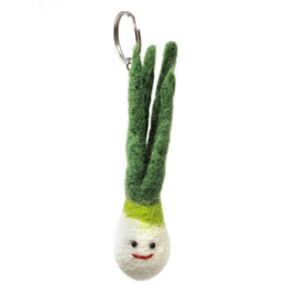 Black Yak - Felt Keychain - Spring Onion Felt Keyring - Guzzgoggs