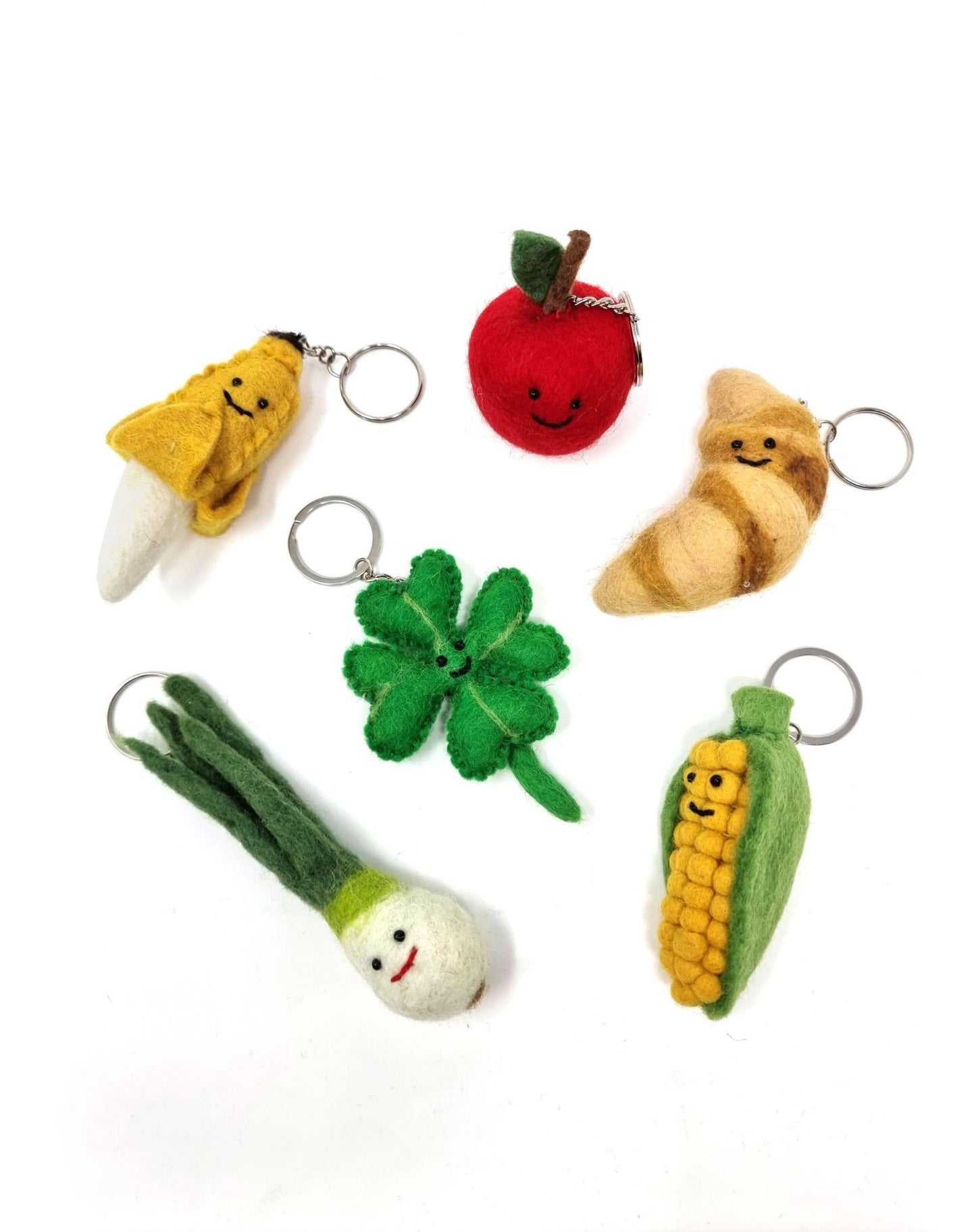Black Yak - Felt Keychain - Spring Onion Felt Keyring - Guzzgoggs