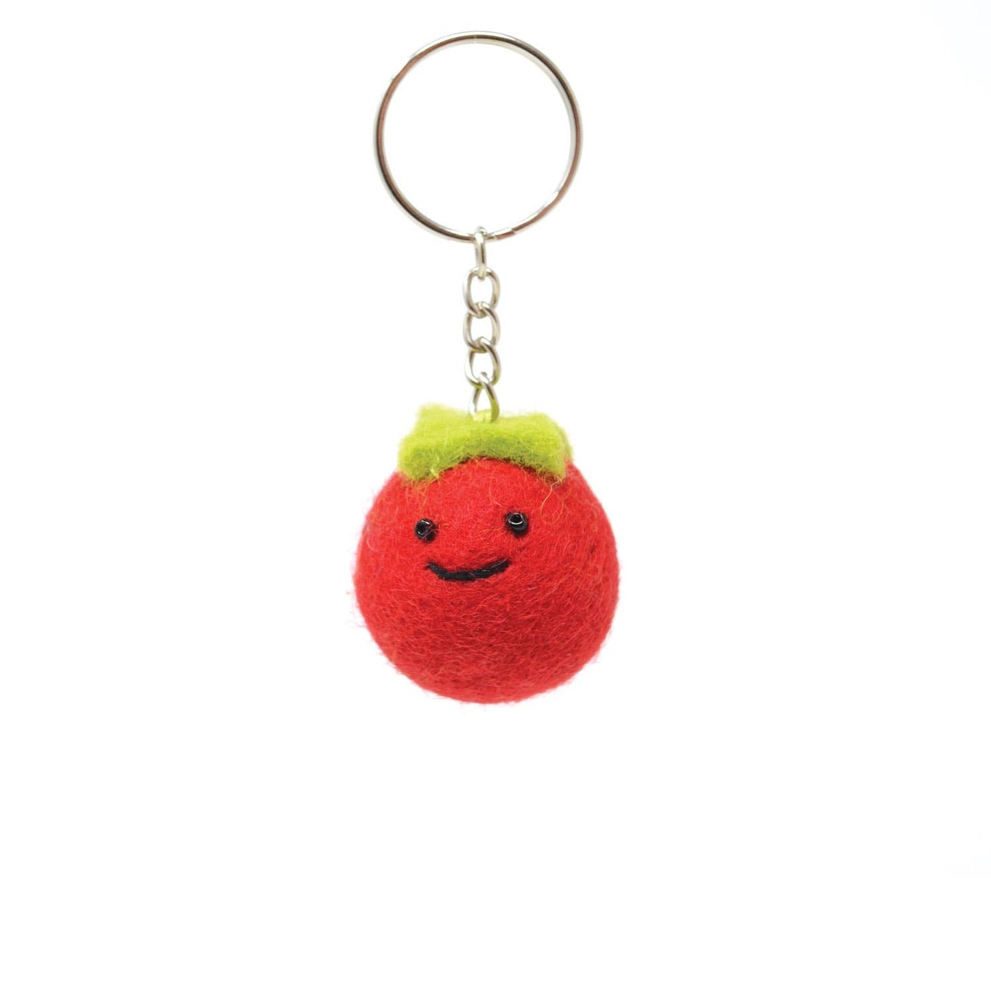 Black Yak - Felt Keychain - Tomato Keyring - Guzzgoggs