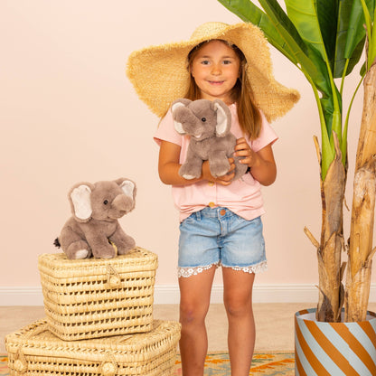 Teddy Hermann - Elephant sitting 25 cm - plush toy - soft toy