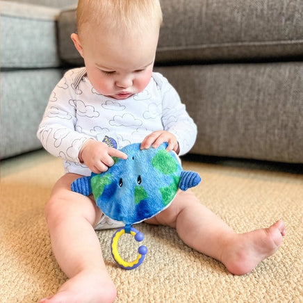 Celestial Buddies Crunch Bunch Earth Baby Teether Lovey - Guzzgoggs