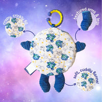 Celestial Buddies Crunch Bunch Earth Baby Teether Lovey - Guzzgoggs