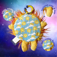 Celestial Buddies Crunch Bunch Sun Baby Teether Lovey - Guzzgoggs