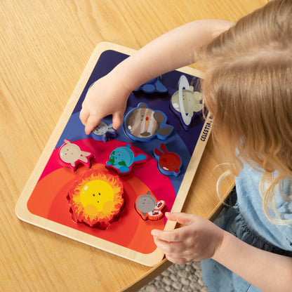 Celestial Buddies - NEW! Solar System Chunky Puzzle - Guzzgoggs