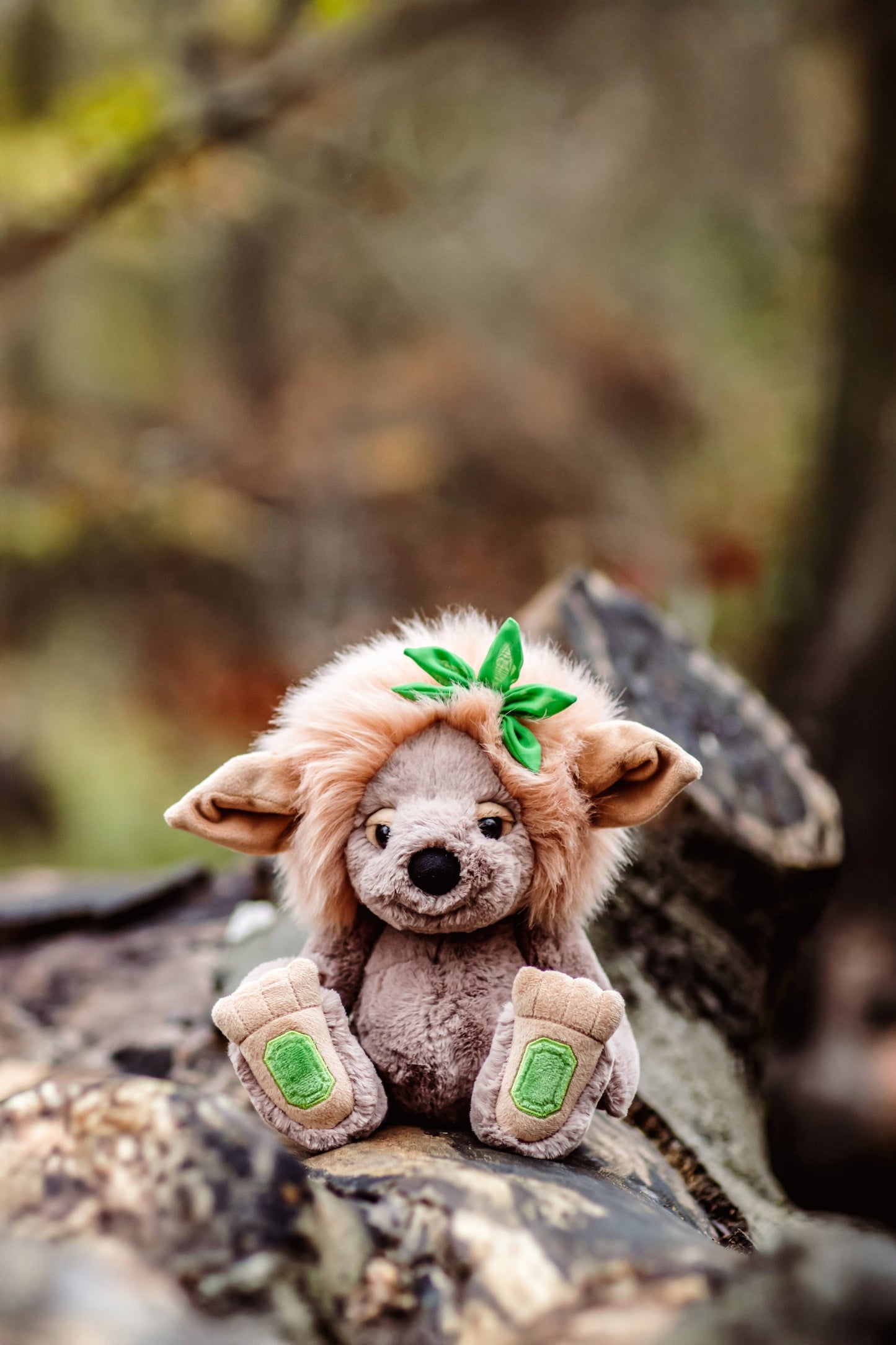 Charlie Bears Ltd - Emerald Lou Soft Plush Toy Teddy Bear Troll - Bearhouse / Troll - Guzzgoggs