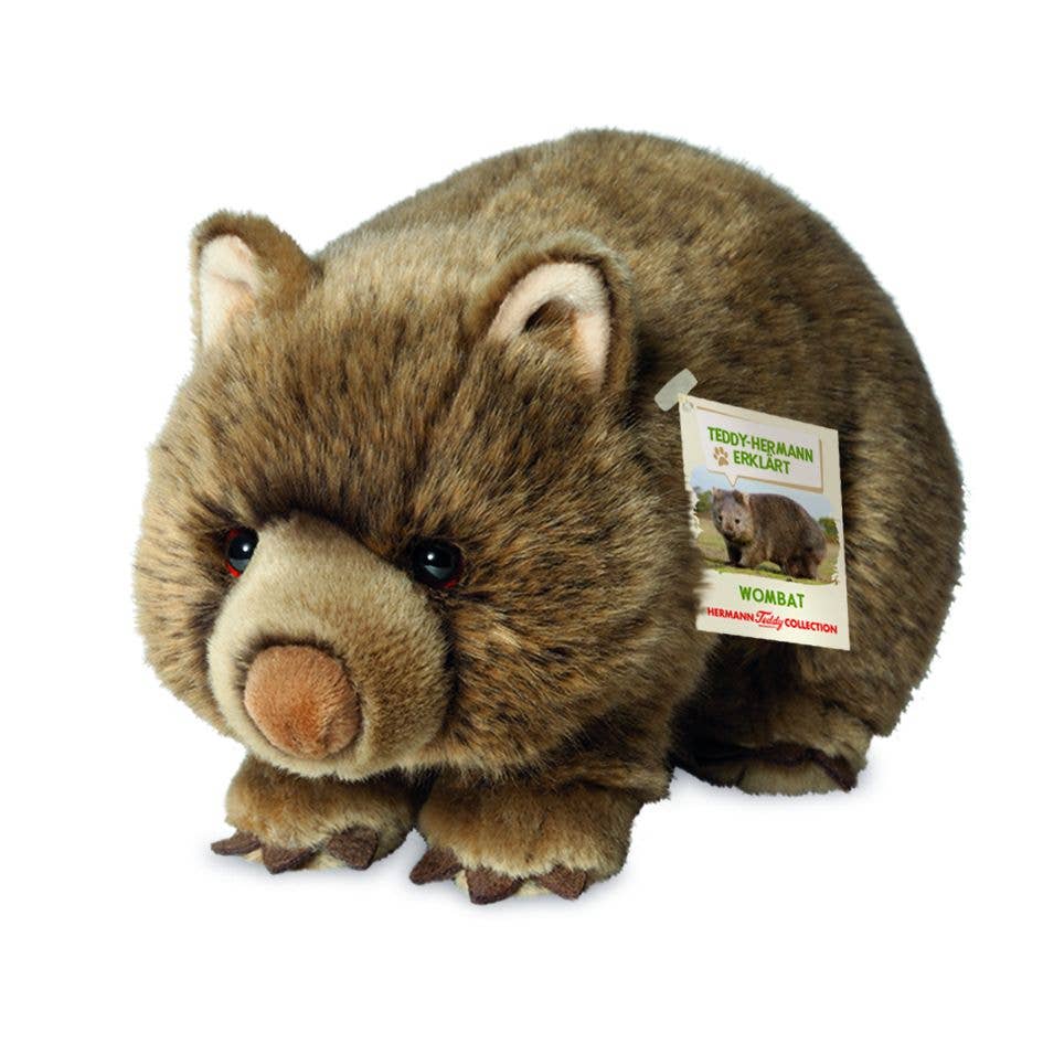 Teddy Hermann - Wombat 26 cm - plush toy - soft toy - Guzzgoggs