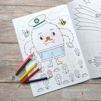 Dress Me Up Colouring and Activity Book - Aliens - Guzzgoggs