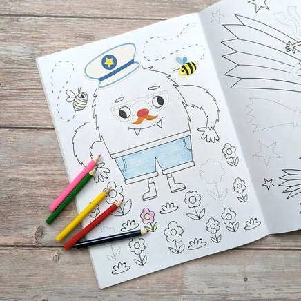 Dress Me Up Colouring and Activity Book - Aliens - Guzzgoggs
