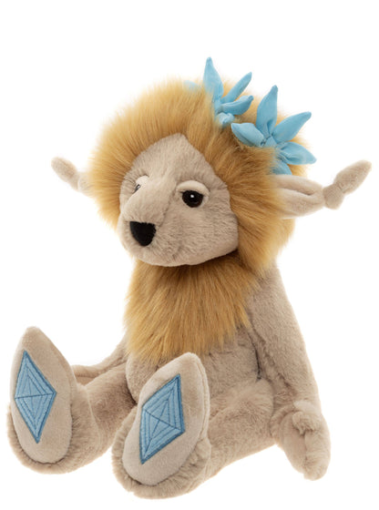 Charlie Bears Ltd - Topaz Blu Soft Plush Toy Teddy Bear Troll - Bearhouse / Troll - Guzzgoggs