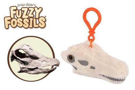 Fuzzy Fossils Diplodocus Skull Key Chain - Guzzgoggs