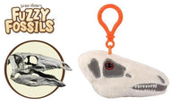 Fuzzy Fossils Stegosaurus Skull Key Chain - Guzzgoggs