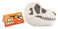 Fuzzy Fossils T. Rex Skull Plush Educational Toy - Guzzgoggs