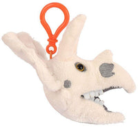 Fuzzy Fossils Triceratops Skull Key Chain - Guzzgoggs