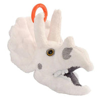 Fuzzy Fossils Triceratops Skull Key Chain - Guzzgoggs