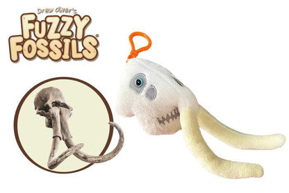 Fuzzy Fossils Woolly Mammoth Skull Key Chain - Guzzgoggs