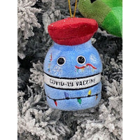 Giant Microbes Covid Christmas Ornaments - 2 pack - Guzzgoggs
