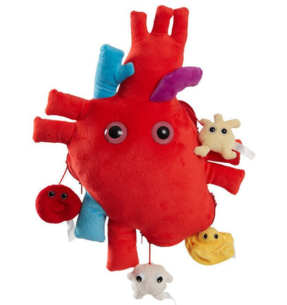 Giant Microbes Deluxe Heart XL with Hidden Cells - Guzzgoggs