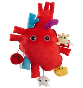 Giant Microbes Deluxe Heart XL with Hidden Cells - Guzzgoggs