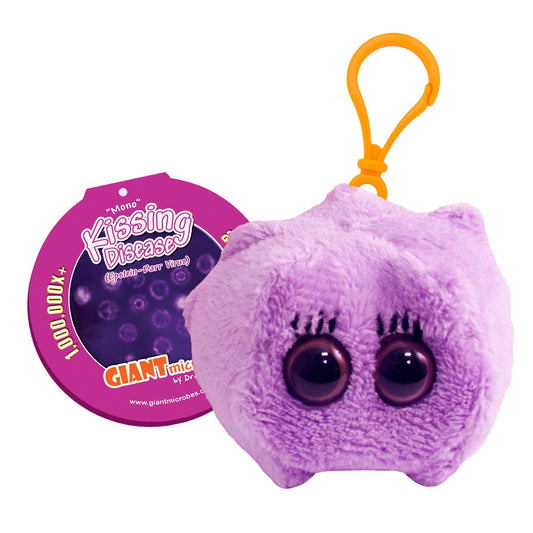 Giant Microbes Kissing Disease Key Ring - Guzzgoggs