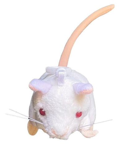 Giant Microbes White Lab Mouse Keyring - Guzzgoggs