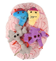 Giant Microbes XL Deluxe Brain Organ with Hidden Cells & Neurotransmitters - Guzzgoggs