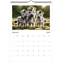 Happy Families Wall calendars 2026 Our Beautiful Animals - Guzzgoggs