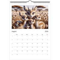 Happy Families Wall calendars 2026 Our Beautiful Animals - Guzzgoggs