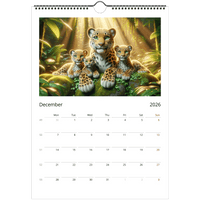 Happy Families Wall calendars 2026 Our Beautiful Animals - Guzzgoggs