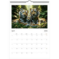 Happy Families Wall calendars 2026 Our Beautiful Animals - Guzzgoggs