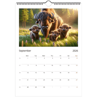 Happy Families Wall calendars 2026 Our Beautiful Animals - Guzzgoggs