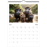 Happy Families Wall calendars 2026 Our Beautiful Animals - Guzzgoggs