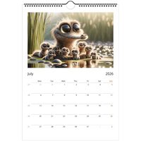 Happy Families Wall calendars 2026 Our Beautiful Animals - Guzzgoggs