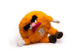 Here Comes Bitcoin (Bitcoin Plushie) - Guzzgoggs