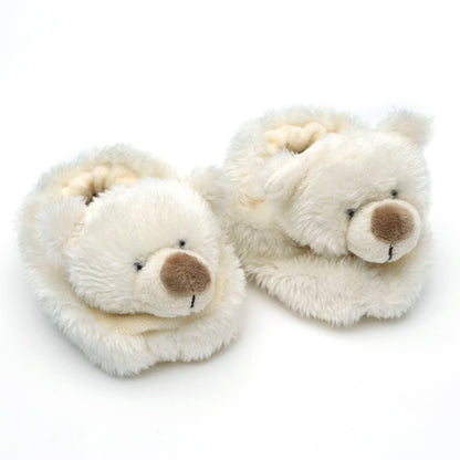 Jomanda Bear Baby Soft Plush Slippers House Shoes - (0 - 6 months) - Guzzgoggs