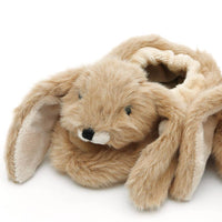 Jomanda Bunny Baby Soft Slippers Brown, House Shoes - (0 - 6months) - Guzzgoggs